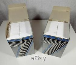 Vintage Nos One Pair Realistic Minimus 7 Silver Bookshelf Speakers In The Boxes