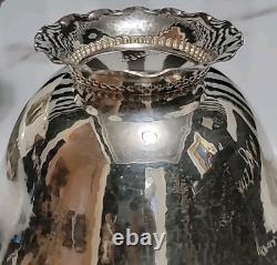 Vintage PAIR C. G. H. Sterling Silver 4.75 Footed Bowls Hallmark Sweden No Mono