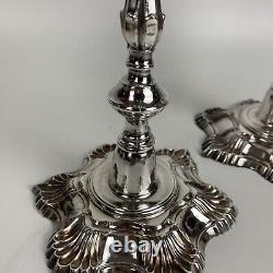 Vintage PAIR Gorham Myers MMA Reproduction Candlesticks Silver plate