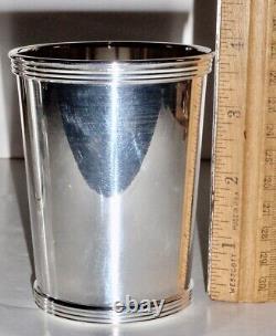 Vintage- Pair 101 Solid Sterling Silver Derby Mint Julep Cup by International