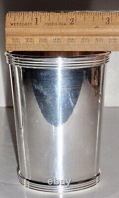 Vintage- Pair 101 Solid Sterling Silver Derby Mint Julep Cup by International