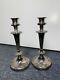 Vintage Pair (2) Silver Weighted Candlesticks