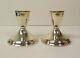 Vintage Pair Duchin Sterling Silver 3 Weighted Candlesticks