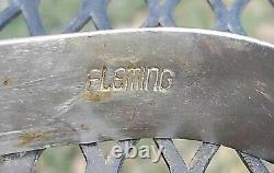 Vintage Pair Fleming Silver Spurs