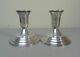 Vintage Pair International Sterling Silver 3.75 Candlesticks, #104, Weighted