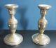 Vintage Pair Newburyport Silver Company Sterling Candlesticks Early 1900s