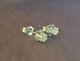 Vintage Pair Of 14k White Gold & 10 Point Diamond Earrings