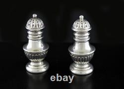 Vintage Pair Of Buccellati Italy 925 Sterling Silver Salt & Pepper Shakers