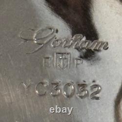 Vintage Pair Of GORHAM Weighted Silver Plate Colonial Tri Candelabras YC 3032