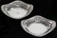 Vintage Pair Of Gorham Sterling Silver Reticulated Large 7 Master Nut Dishes