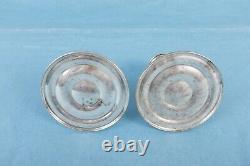 Vintage Pair Of Wedgwood International Sterling Silver Candlestick Base N289