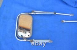Vintage Pair ROBERK West Coast Style Universal Truck Mirrors Used 1960s / 1970s