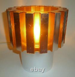Vintage Pair Retro Mid Century Atomic C N Burman 1973 Space Age Plastic Lamps