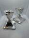 Vintage Pair Sterling 950 Weighted Candleholders