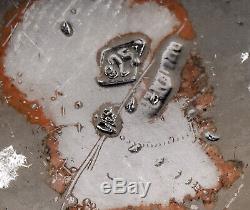 Vintage Pair Sterling Silver Salt & Pepper Shakers Sparrow Bird Motif 1.82 ozt