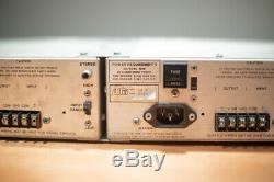 Vintage Pair UREI LA-4 Compressor Limiter Silver Face