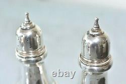 Vintage Pair Williamsburg Arrowsmith 105 G Sterling Silver Salt & Pepper Shakers