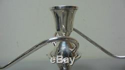 Vintage Pair Wm. Rogers Sterling Silver 3-lite Candelabra / Candlesticks