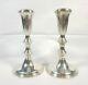 Vintage Pair Of Empire #381 Weighted Sterling Silver Candlesticks