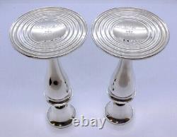 Vintage Pair of Gorham 815/1 925 Sterling Silver Weighted Candlesticks 6-3/4