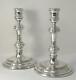 Vintage Pair Of Hallmarked Sterling Silver Candlesticks (6 ¾ Tall) 1977