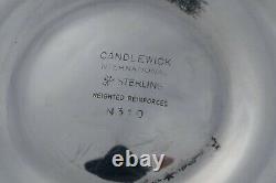 Vintage Pair of International Weighted Sterling Candlewick Candle Sticks