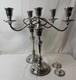 Vintage Pair Of Silver Plate Candelabras London, Ifs Ltd