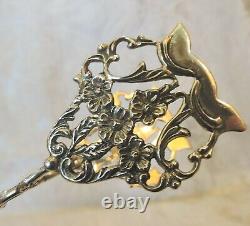 Vintage Pair of Solid Silver Swedish Tea Party Biscuits Tongs Malmo 1958