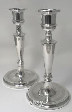 Vintage Pair of Sterling Silver Candlesticks (7 ¾) Hallmarked 1979