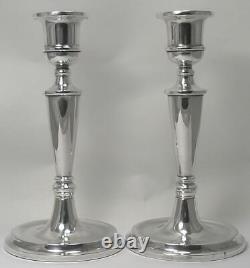 Vintage Pair of Sterling Silver Candlesticks (7 ¾) Hallmarked 1979