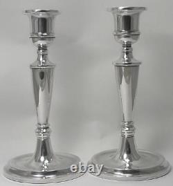 Vintage Pair of Sterling Silver Candlesticks (7 ¾) Hallmarked 1979