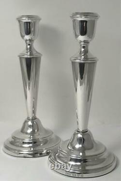 Vintage Pair of Sterling Silver Candlesticks (7 ¼) Hallmarked 1987