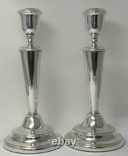 Vintage Pair of Sterling Silver Candlesticks (7 ¼) Hallmarked 1987