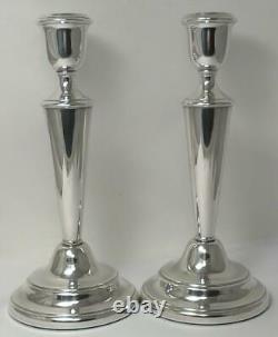 Vintage Pair of Sterling Silver Candlesticks (7 ¼) Hallmarked 1987