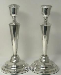 Vintage Pair of Sterling Silver Candlesticks (7 ¼) Hallmarked 1987