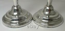 Vintage Pair of Sterling Silver Candlesticks (7 ¼) Hallmarked 1987