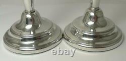 Vintage Pair of Sterling Silver Candlesticks (7 ¼) Hallmarked 1987