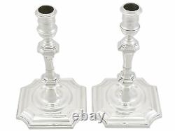 Vintage Pair of Sterling Silver Candlesticks Birmingham 1974