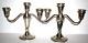 Vintage Pair Of Sterling Silver Duchin Creation Candle Stick Holders Candelabras