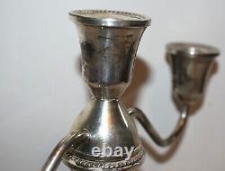 Vintage Pair of Sterling Silver DUCHIN CREATION Candle Stick Holders Candelabras