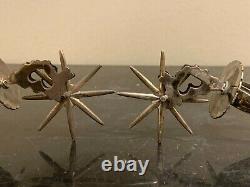 Vintage Pair of Sterling Silver Spurs 85 Grams