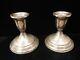 Vintage Pair Of Towle Sterling Silver. 925 Weighted Candlesticks Candle Holders