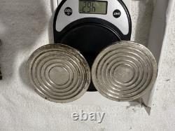 Vintage Pair of Watson Co. Sterling Silver Candleholders # C14 463g. #A2