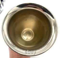 Vintage RARE PAIR 2 GUCCI Silver Plated Horse Head Stirrup Hunting Cup Barware