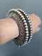 Vintage Rare Pair Antique Tribal Old 925 Sterling Silver Bracelet/bangle Jewelry