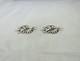 Vintage Rare Pair Of Christofle Silverplate Ornament Shells, Made In France