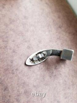 Vintage Scandinavian Sterling Silver pair of cufflinks. Quality pair. Hallmarked