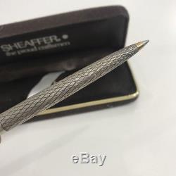 Vintage Sheaffer Ballpoint Pen Pair Sterling Silver Body Australian