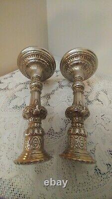 Vintage Sheep Candle Holders Matching Pair