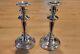 Vintage Sheffield Plate Silverplate Candlesticks